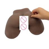 sexy girls pussy black & flesh color silicon sex dolls ass vagina sex toys for men love doll sex doll invented by automatic woman